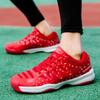 Absorção de choque do casal anti-skid resistente ao desgaste moda ao ar livre sapatos de badminton sapatos de vôlei treinamento sapatos esportivos