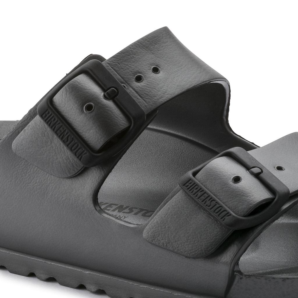 Women's Birkenstock Arizona Essentials EVA Narrow Anthracite Clogs for Narrow Feet Foam Black (1001498)