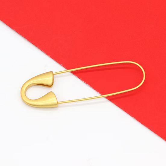 10Pcs Safety Pins for Clothes Golden Clothing Pins Heavy Duty Alloy Safety Pins for Clothes Sewing Craft Securing Thick Fabrics