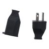 15A 125V Extension Cord Ends Male and Female Black Shell Replacement Plug 2 Pole 3 Wire Connector Set Grounding Plug