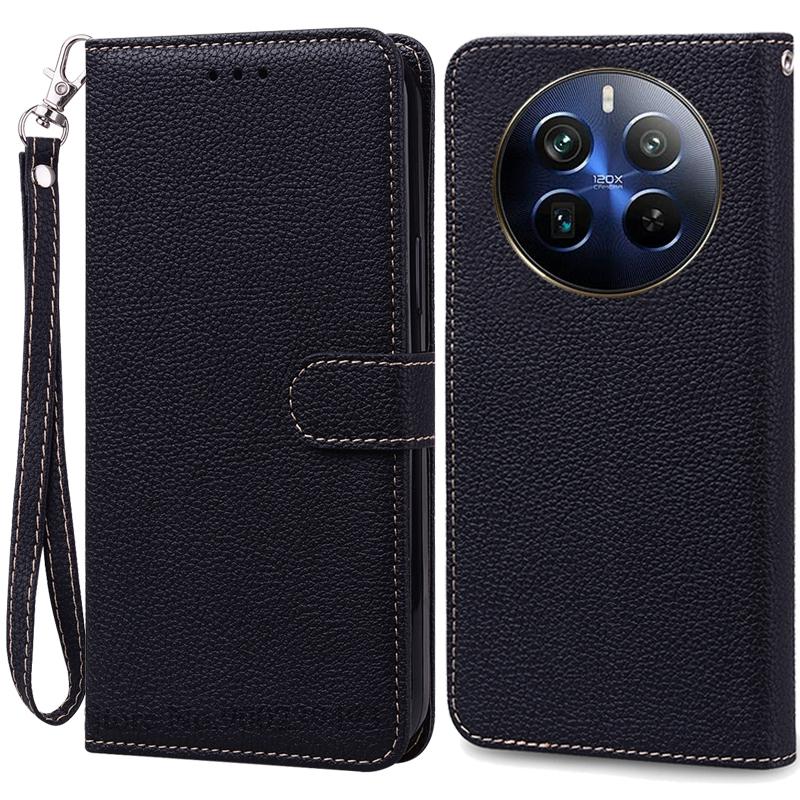 For Realme 12 Pro Plus Case Leather Wallet Flip Cover Phone Case For Realme 12 Pro 5G Case Coque Fundas For Realme 12 Pro+ Cover