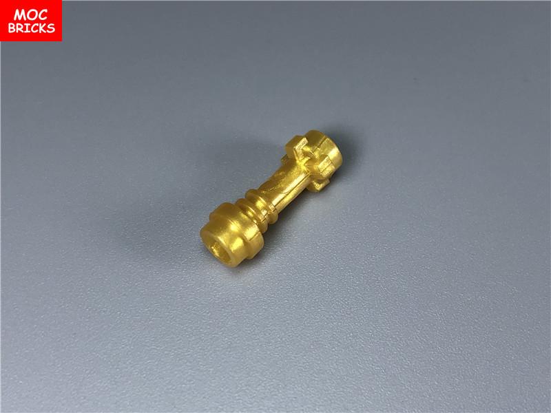 10pcs/lot MOC Bricks Lightsaber Hilt Straight handle Weapon fit with 64567 Figure Kids Building Blocks Toys