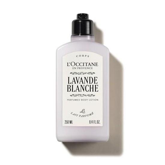 LOCCITANE Lavender White Body Milk 250 mL Hand Cream 30 Gift Set