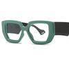 Y2k Cool Handsome Square Glasses Unlimited Anti Blue Light Women's Decorative Clear Computer Glasses