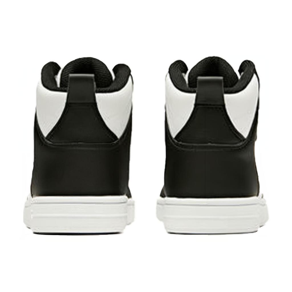 Anta Life Collection Synthetic Leather Slip Resistant Cushioning High Top Skateboard Shoes Women's White Black 92948088-6