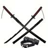 PU Leather Belt For Katana Medieval Sword Holder Cosplay Demon Slayer Rapier Ring Strap Belt Scabbard Holder
