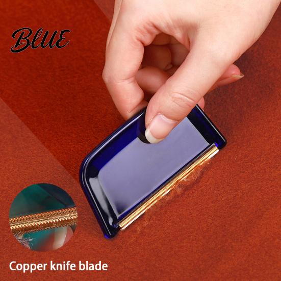 Fleece Fabric Grooming Tool Portable Manual Lint Remover Reusable Copper Blade Clothes Shaver Clothing Maintenance Mini Pet Hair Fuzz Shaver