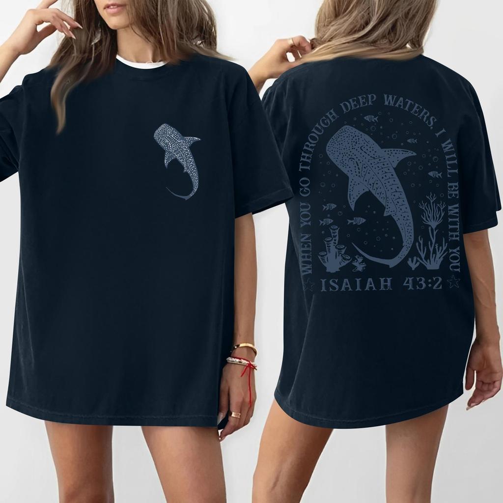 Women's Round Neck Printed Short-sleeved T-shirt Top