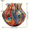 Acrylic Special Shape Diamond Gem Art Vase, Four Seasons Decoration, Novelty Home Decor, Perfect Durable for Bedroom