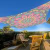 1 Stück Böhmisches Mandala Camping Sonnenschutz Überdachung Leichte Polyester Strandzelt Garten Picknick Schatten