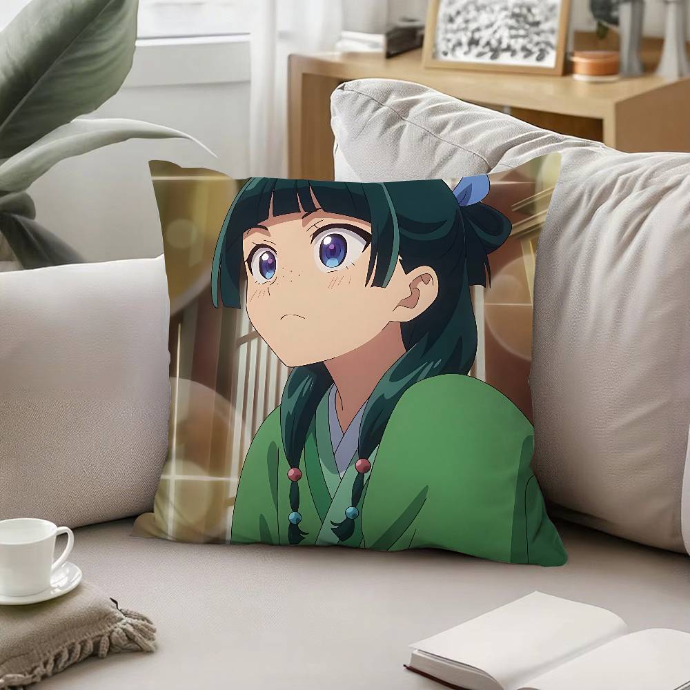 Anime AThe Apothecary Diaries Throw Pillow Covers Pattern Cushion Cover Suitable For Sofa Bedroom Car Pillow Cover