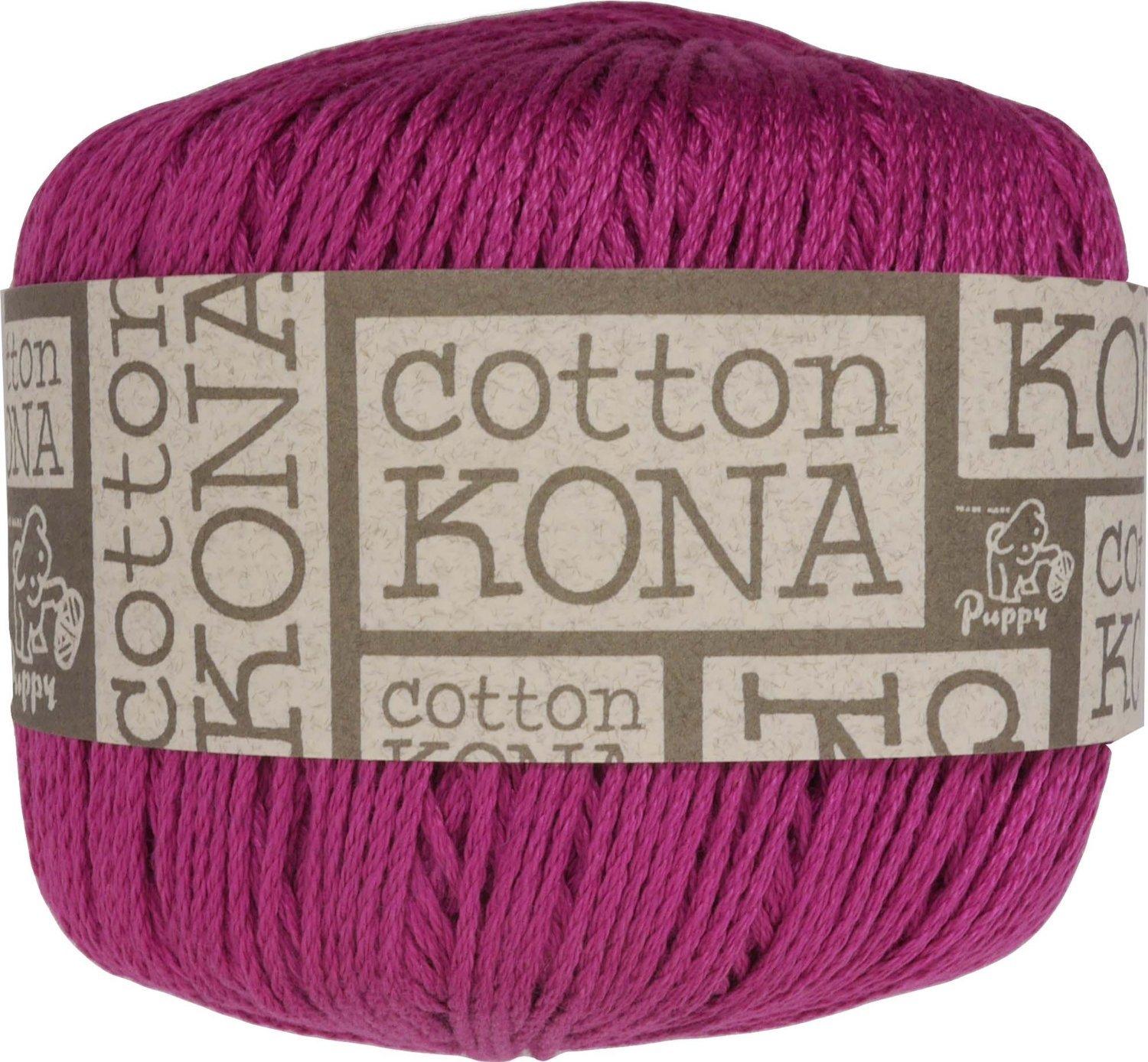 

Puppy Cotton Kona Yarn Medium Thick 79 Purple Series 40g 110m 10 Balls Set 10000362 Approx.