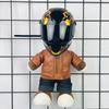 Helmet Small Model Suzaku Print Racing Trunk Decoration Car Pendant Home Decoration Collection Mini Bear Helmet