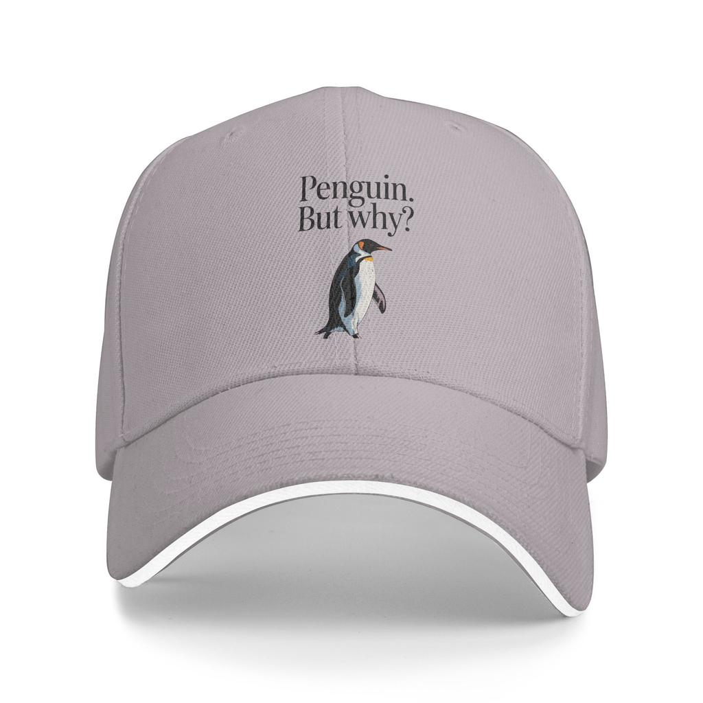 Nihilist Penguin But Why Meme Baseball Cap Fashion Trucker Hat Summer Women Unisex Hunting Camping Baseball Caps