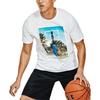 Under Armour Short Sleeve Graphic Print Crew Neck T-Shirt Men Tops White 1361923-100