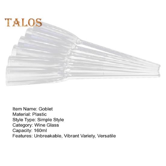 6 ks plovoucích fléten na šampaňské Nerozbitné sklenice na víno u bazénu 160 ml nerozbitné sklenice na sklenice na sklenice na bazén na letní plážovou párty