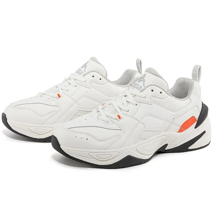 Kappa Textile , Synthetic Leather Slip Resistant Abrasion Resistant Slip Resistant Abrasion Resistant Low top (Unisex) Chunky Sneakers