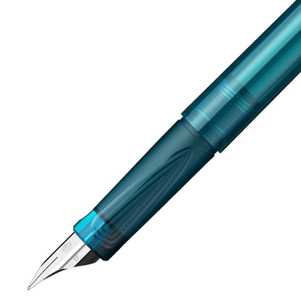 Schneider Fountain Pen 406 Gold EF Fine Aquamarine 406AQUS (Extra Font)