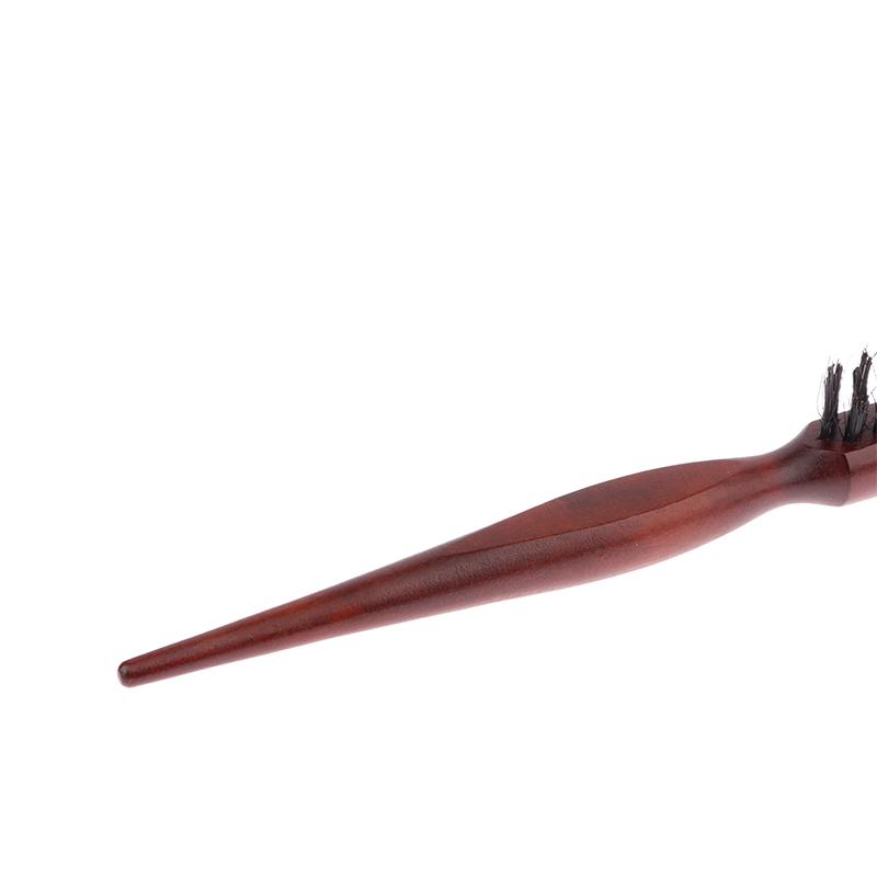 Professional Salon Teasing Back Hair Brushes Boar Bristle Wood Slim Line Comb Hairbrush Extension Hairdressing Styling Tools Diy