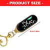Led Electronic Hanging Watch Keychain Pocket Watch Keyring Hanging Watch Night Lights Touchs Digital Watch Gift