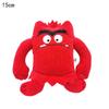 15cm The Color Monster Emotion Plush Toys Baby Appease Emotion Plushie Cute Stuffed Dolls Child Christmas Birthday Gift