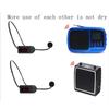 FM Wireless Microphone Headset Megaphone 87 MHz-108MHz Headset Mic Multi-channel for Teaching/Tour Guide/Sales Promotion/Meeting
