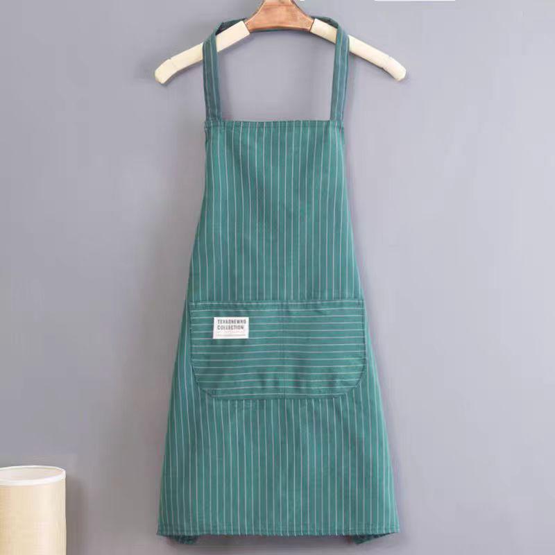 Breathable Stain-Proof Cotton Cooking Apron for Adults