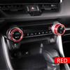 For -2025 Toyota RAV4 Air Condition Knob Button Ring Cover Decor Pair