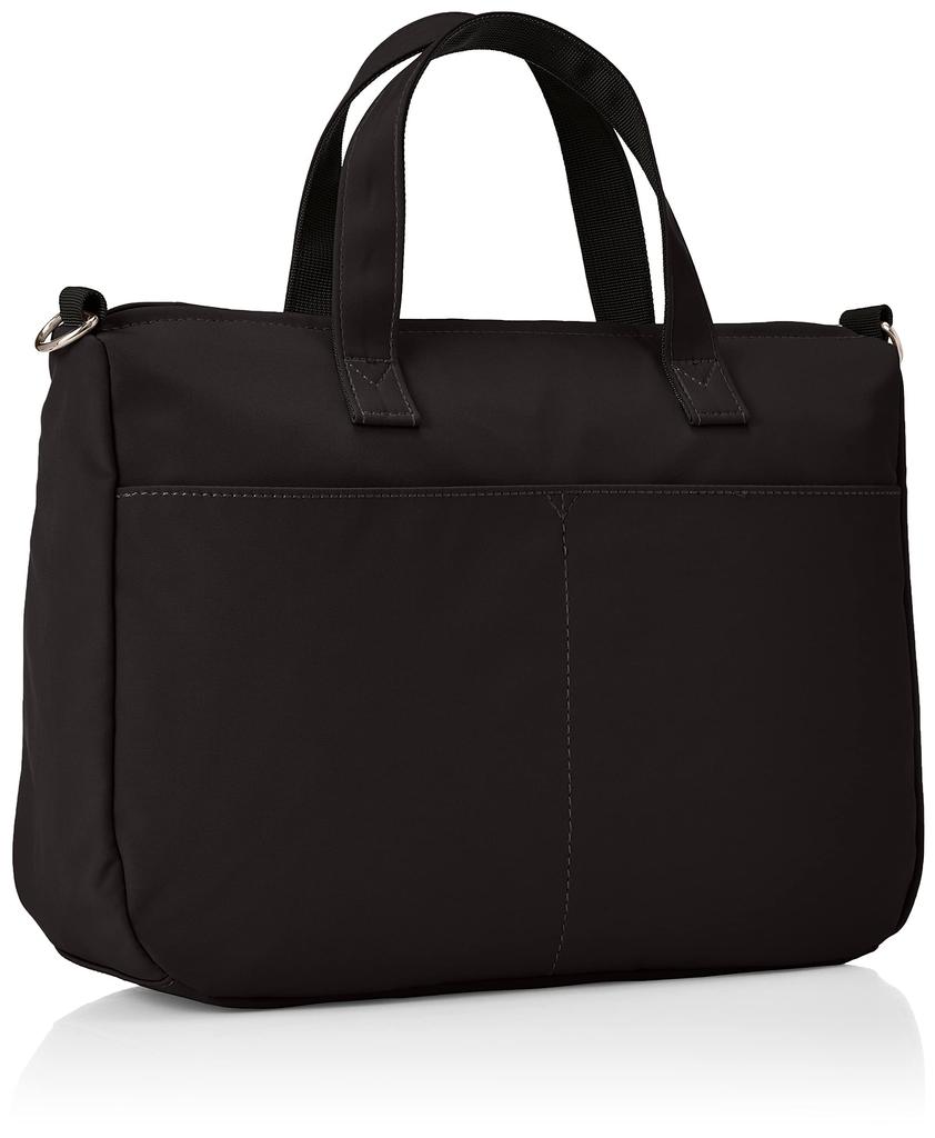 2WAY Tote Bag Shoulder Crossbody A4 STAMP GHM0233 Black [Anello Grande] Women's