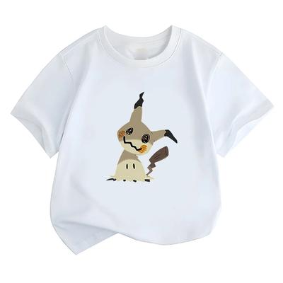 Kids T Shirts Cotton Children's Tee-shirt  Anime Kawaii Tops New Boys Girls Funny Tshirts O-neck Short Sleeve
