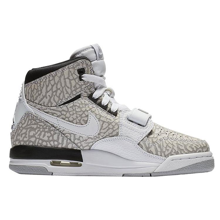 Air Jordan Legacy 312 Grade School 'Flip' (Unisex) White / White / Black Kids' Basketball Shoes AT4040 100