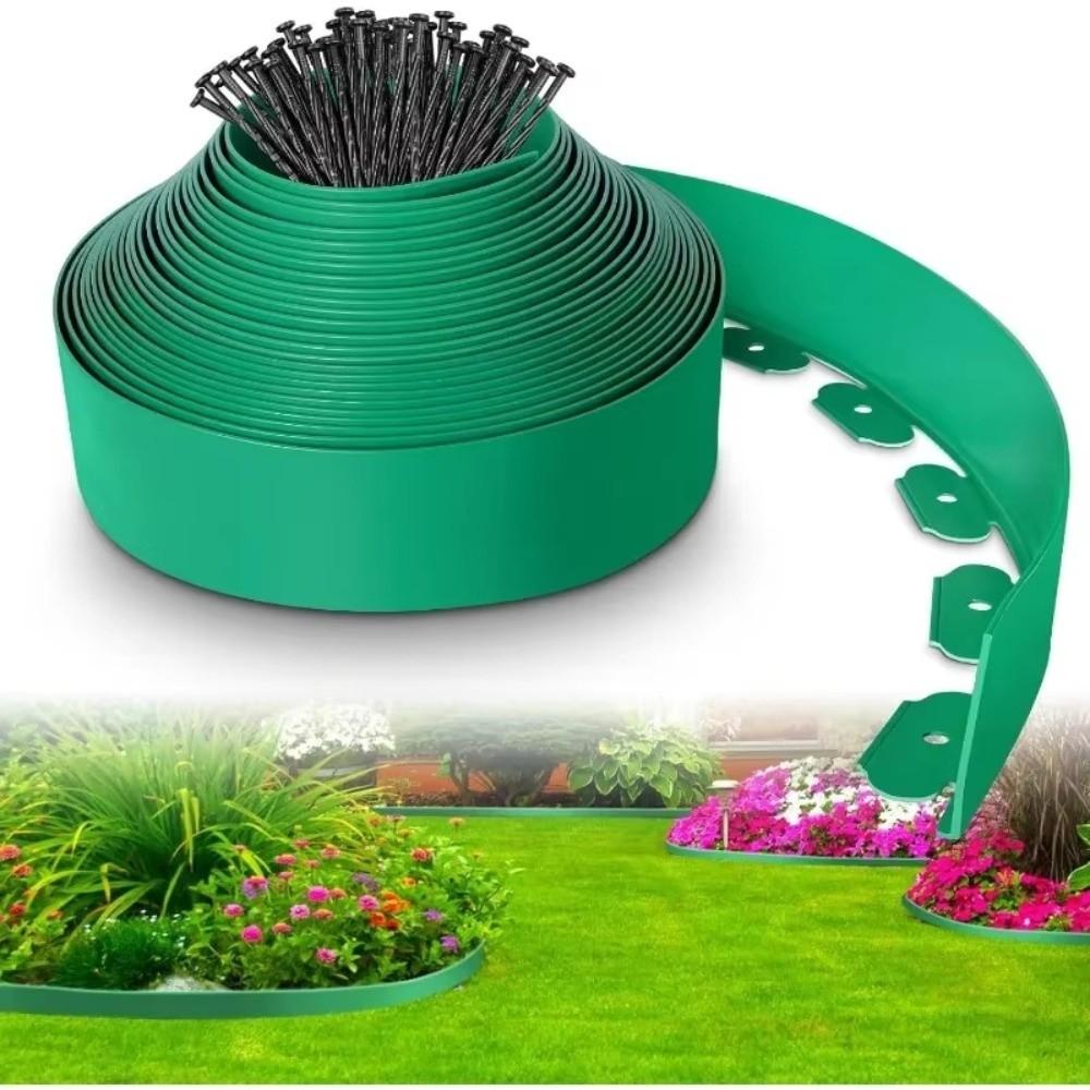 Easy Install Garden Barrier Heavy Duty Landscape Edging Kit Garden Edge Border Tree Ring Retaining