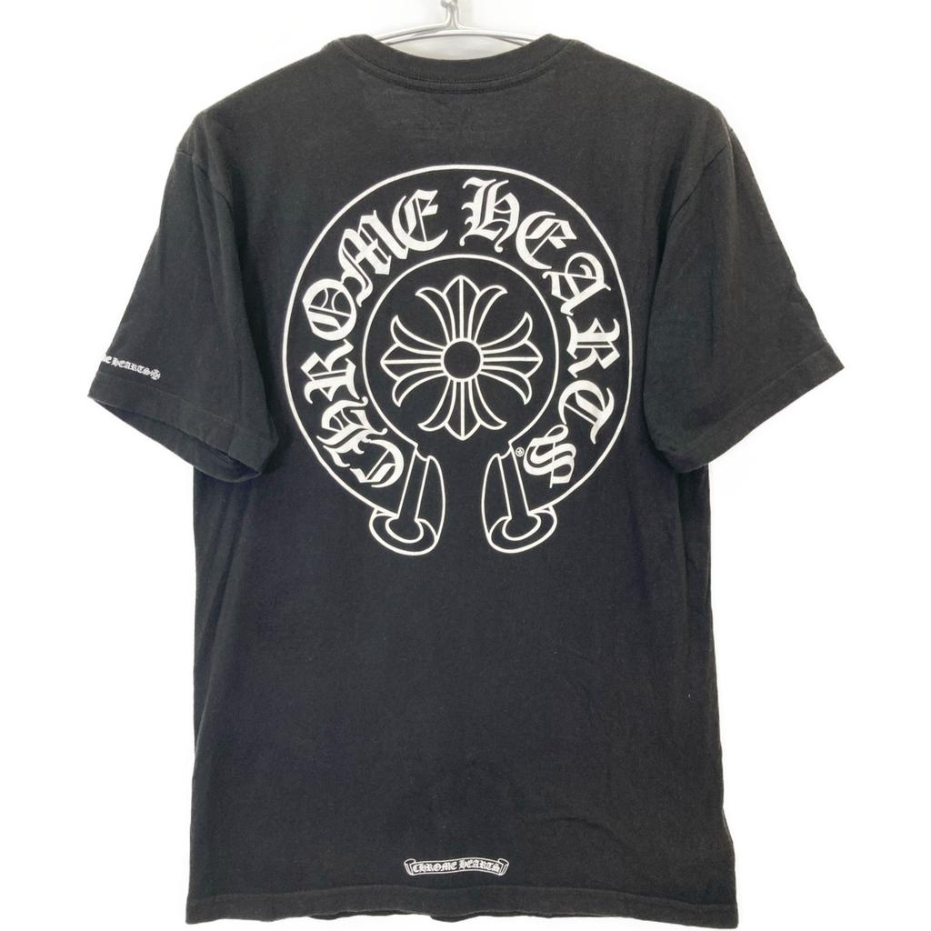 CHROME HEARTS Black T-shirt Tops M blackUsed