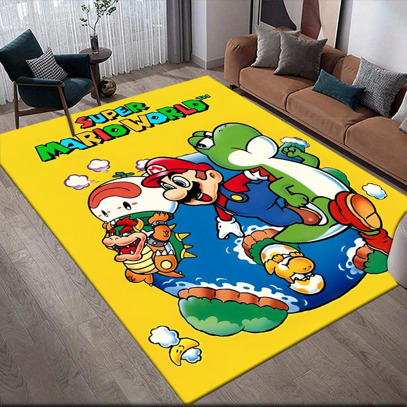 

Super Mario Game Poster Area Rug, Mario Fan Cozy Carpet, Ideal Gift.chl 60x90cm
