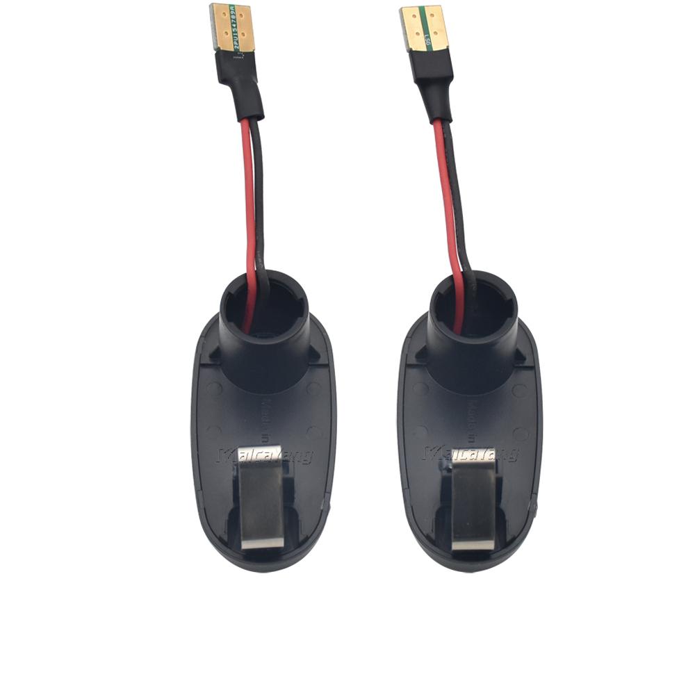 2Pcs Dynamic LED Side Marker Lights Arrow Turn Signal Flashing Blinker Lamp For Alfa Romeo Mito 955 147 GT 937 Fiat Bravo 2