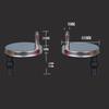 2 Pieces Quick Release Top Hinge Fixings Spare Parts, Soft Fitting for Home