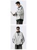 American Three-Stripes Unisex Heavyweight Baseball Jacket - Trendy Autumn/Winter Striped Patchwork Outerwear for Teens