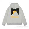 Rhude Horse Sunset Print Hoodie Loose Fit Casual Long Sleeve Sweatshirt Teens