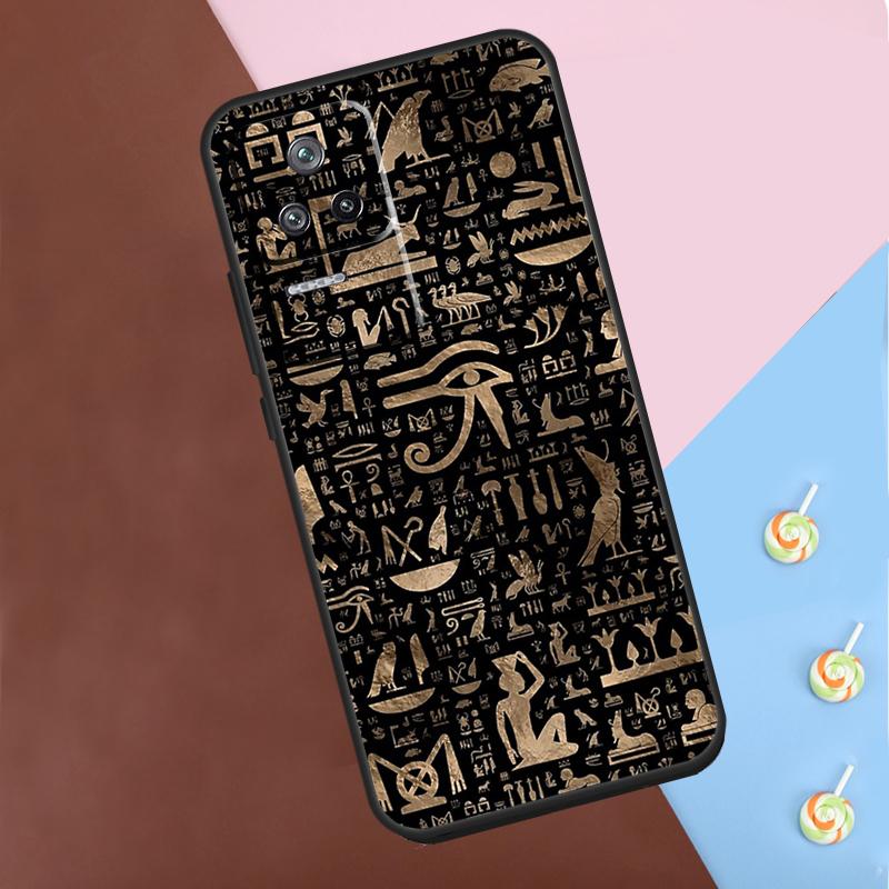 Sacred Eye of Horus Egypt Fresco Case For Xiaomi POCO M6 Pro X3 X5 X6 Pro F3 F5 M5s Mi 14 Pro 13 13T 11T 12T 12 Lite Cover