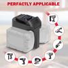 Converter For Milwaukee 18V Lithium Battery Convert To For Dewalt 18V 20V Cordless Power Tool Double Battery Capacity Adapter