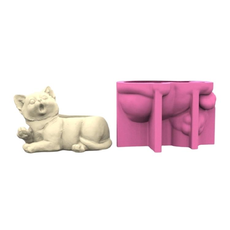 

Customizable Dog Sturdy Silicone Mould Accessory for Craft Supplies Flower Pots and Pen Holders from Resin Decoration 1