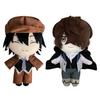 Anime Dazai Osamu Plush Doll Standing Version Oda Sakunosuke Akutagawa Ryunosuke Edgar Allan Poe Soft Stuffed Pillow Toy Gifts
