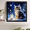 New Arrival 5D DIY Full Circle Diamond Painting "Kitten" Embroidery Cross Stitch Home Decor Gift