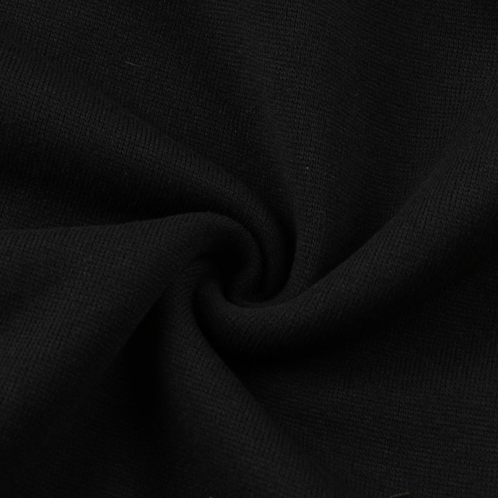 Women's Loose Casual Long Sleeve High Collar Pullover Color Pocket Sweater