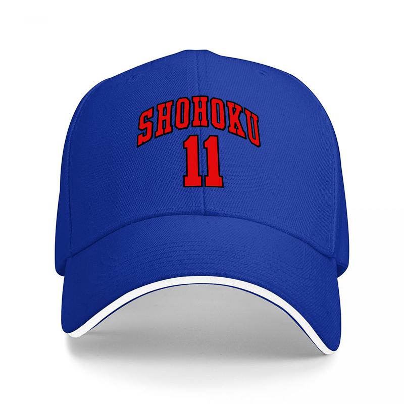 SHOHOKU BASEBALL CAP BLACK RED EMBROIDERY CLASSIC SPORTS HAT Unisex Women FASHION ACCESSORY OUTDOOR STYLE
