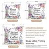 4 Stück Schmetterling Blume Motto Design Kissen Kissenbezug Polyester Kissenbezug Dekokissen Kissenbezug Haus Auto Sofa Dekor