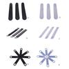 Set of 100 Flexible Clothing Storage Covers Unique Cover Clothes Hanger Clip Adhesive Strips for Clothes Hanger