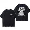 2026 Neues Sommer-Helm Atmungsaktives Baumwoll-T-Shirt Semi-Offroad-Motorradstil Kurzarm Lässig Unisex Oberteile Unisex Unisex