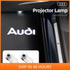 2pcs New Car Door Welcome Light Led HD Projector Lamp For Audi SPORTS SLINE A3 A4 8P 8V A6 A5 Q5 B7 B6 B9 QUATTRO RS Q3 Q7 S3 S4
