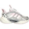 adidas Galaxy Slip Resistant Cushioning Low Top Running Shoes Gray Pink Kids' JQ6720